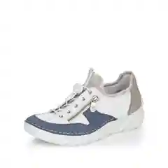 Белый кроссовки женские Rieker из натуральной кожи