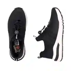 Черный кроссовки женские Rieker