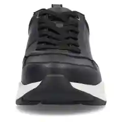 Черный кроссовки мужские Rieker из натуральной кожи