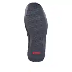 Черный туфли мужские Rieker из натуральной кожи, комфорт