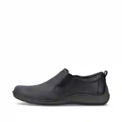 Черный туфли мужские Rieker из натуральной кожи, комфорт