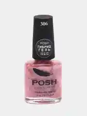 "гель лак для ногтей без лампы POSH с Блестками  розовое блаженство 306