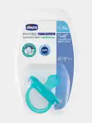 CHICCO Пустышка Physio Soft,1шт.,0-6мес.,силиконовая,голубая