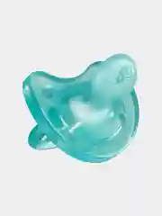 CHICCO Пустышка Physio Soft,1шт.,0-6мес.,силиконовая,голубая