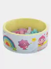 Голубой сухой бассейн Малышарики с мягким дном + шарики 150шт