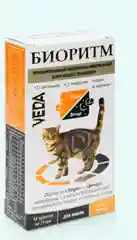 Функциональный витаминно-минеральный комплекс для кошек "Биоритм", 48 таблеток