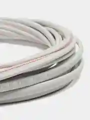 Кабель КВОС-4 BC WT видеонаблюдения 2C2V + 4C медный OD7.3мм белый (отрезок 10 метров)