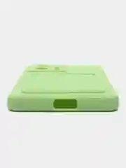 Красный чехол для Xiaomi 11T / 11T Pro / Сяоми 11Т / 11Т Про, с карманом для карт