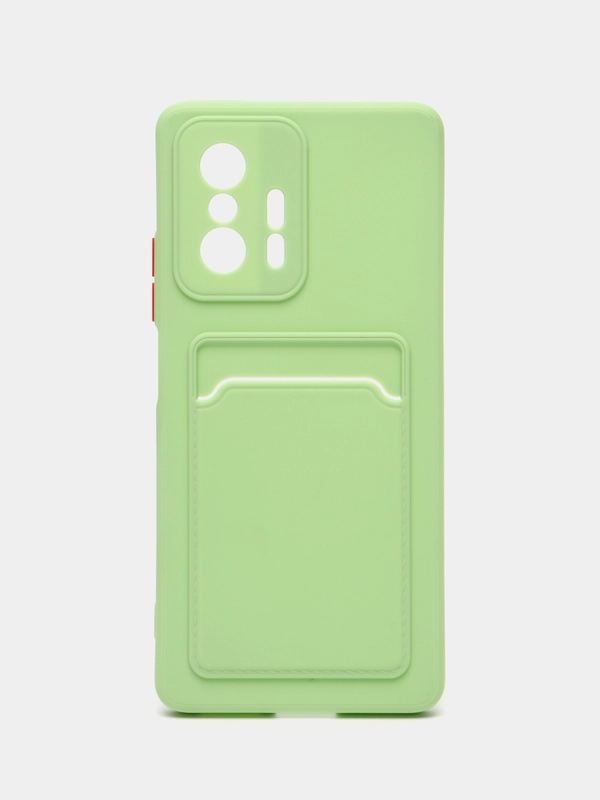 Чехол для Xiaomi 11T / 11T Pro / Сяоми 11Т / 11Т Про, с карманом для карт