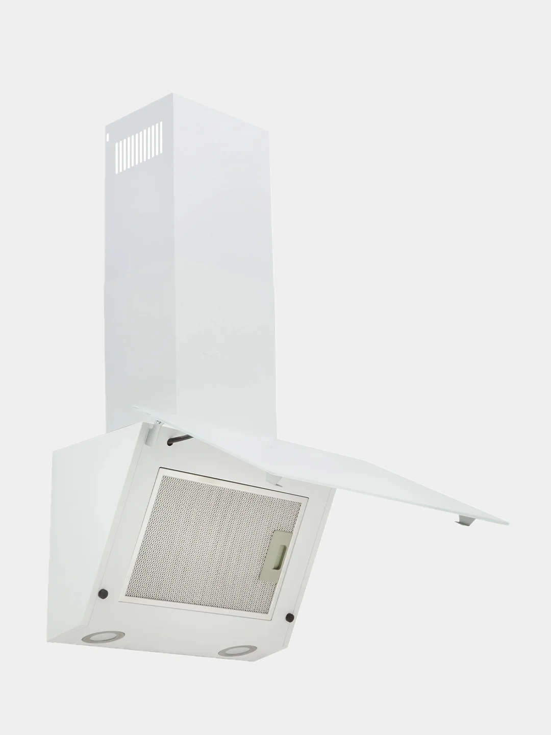 Вытяжка для кухни наклонная Schaub Lorenz SLD DL5107, 50 см, белое стекло