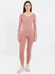 Розовый термо белье женское комплект