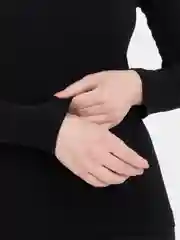 Черный термо белье женское комплект
