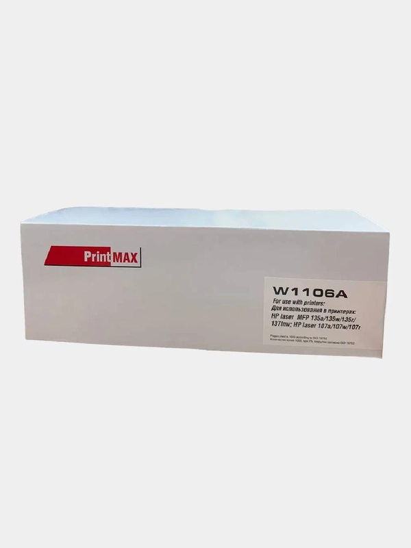 Совместимый картридж Printmax (W1106A) для HP LJ 107/ 135/ 137, 1000 стр