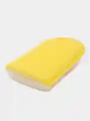 Желтый рукавичка массажная