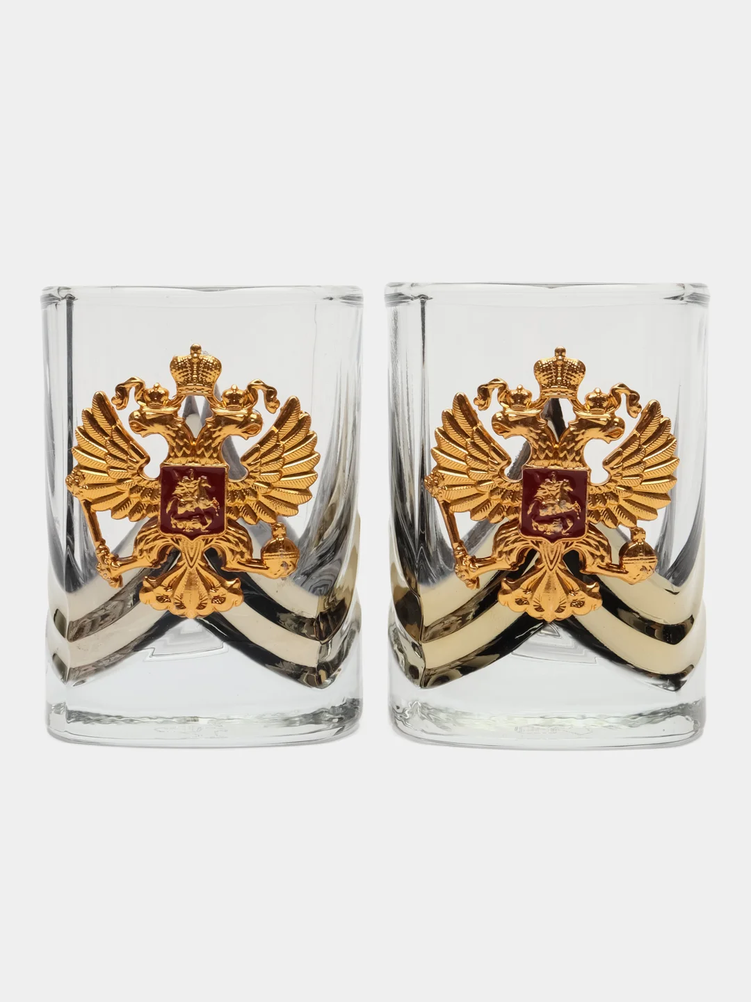 Золотой стопка подарочная 2 шт, набор рюмок