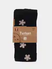 Черный детские колготки Turkan, хлопковые