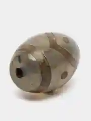 Бусина Дзи Волна Зеленый Агат
