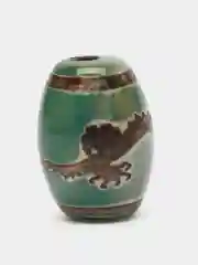 Зеленый бусина Дзи Дракон Агат
