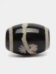 Зеленый бусина Дзи Дракон Агат