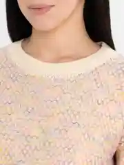 Красный свитер женский укороченный теплый