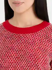 Зеленый свитер женский укороченный теплый