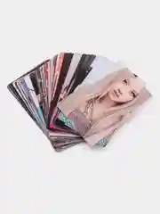 Зеленый k-pop Black pink карточки блэкпинк, карты Блэк Пинк кпоп, карты для коллекционирования