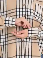 Бежевый рубашка  женская