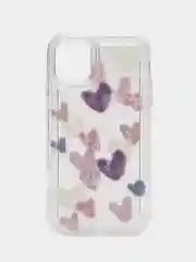 Бежевый меланж чехол на iPhone 7/8 Plus/X/XS/XR/11/12/13/14 Pro Max/15 Pro (Айфон Про Макс), прозрачный