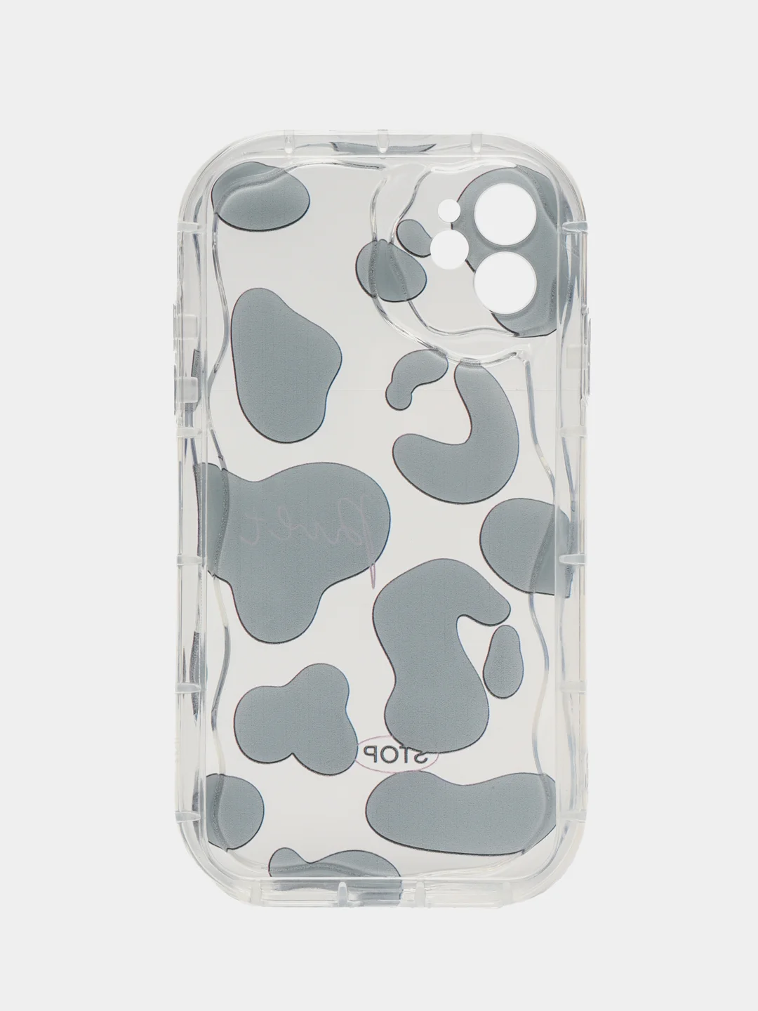 Индиго чехол на iPhone 7/8 Plus/X/XS/XR/11/12/13/14 Pro Max/15 Pro (Айфон Про Макс), прозрачный
