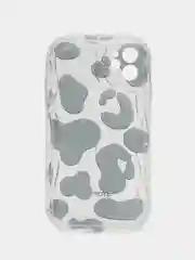 Индиго чехол на iPhone 7/8 Plus/X/XS/XR/11/12/13/14 Pro Max/15 Pro (Айфон Про Макс), прозрачный