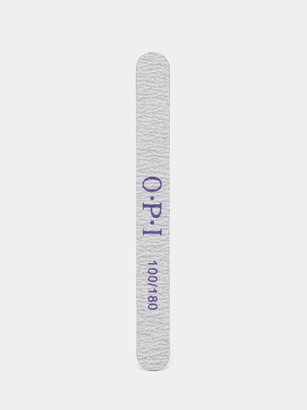 Пилка для ногтей OPI тонкая на деревянной основе 100/180 1/5/10/25 шт