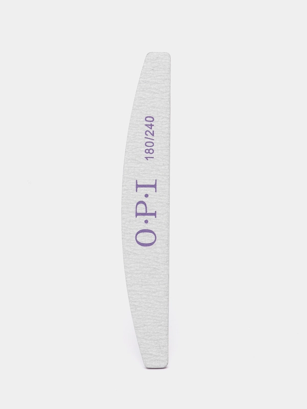 Пилка для ногтей OPI, на деревянной основе, 100/180