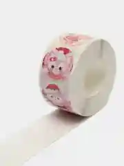Коралловый поощрительные наклейки 500 штук в рулоне . Стикеры . Наклейки детские