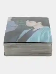 Синий карточки K-POP BTS, RM, Jin, Suga, J-Hope, Jimin, V, Jungkook
