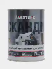 Акватекс Сканди, пропитка по дереву, цвет Лакрица, 0,75 л