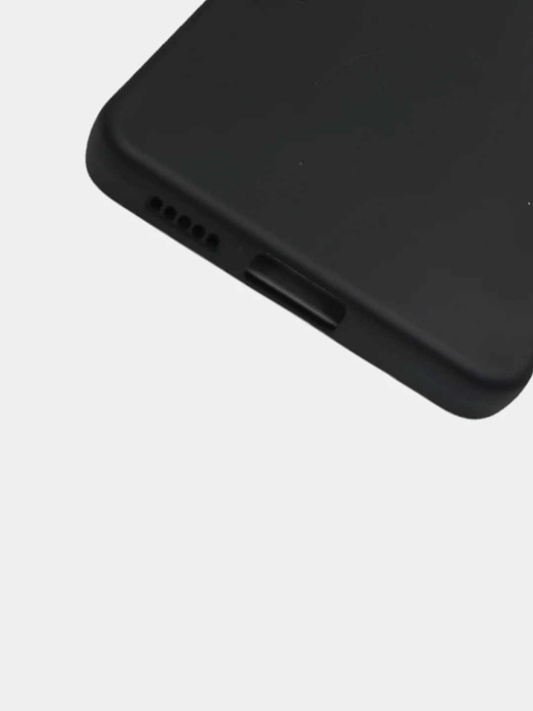 Черный чехол Xiaomi Redmi Note 13 Pro 5G / Сяоми Редми Нот 13 Про 5Г, черный, силиконовый