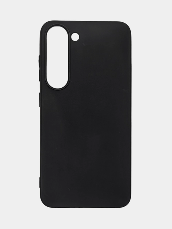 Чехол силиконовый на Samsung Galaxy S23 (Самсунг Галакси С23), цвет черный