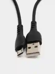Черный зарядный кабель USB для iPhone, Honor, Redmi, Realmy, Samsung, зарядка, 1 метр