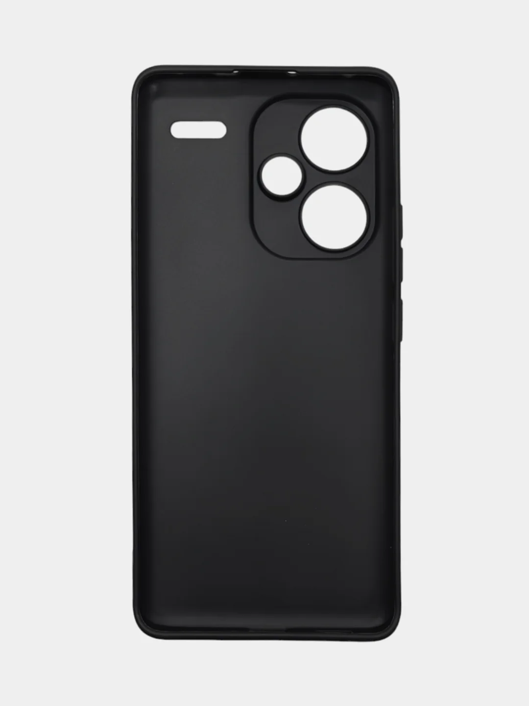 Черный чехол Xiaomi Redmi Note 13 Pro Plus + / Сяоми Редми Нот 13 Про Плюс, черный, силиконовый
