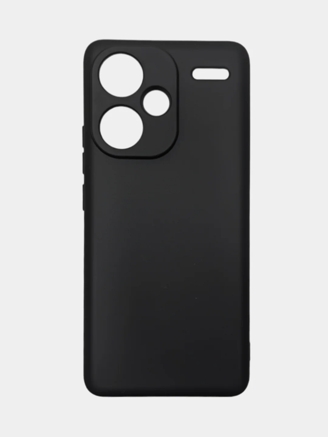 Черный чехол Xiaomi Redmi Note 13 Pro Plus + / Сяоми Редми Нот 13 Про Плюс, черный, силиконовый