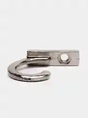 Серебряный крючок-вешалка металлическая, крючок настенный, для ключницы,в прихожую,крючочки,мебельная