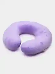 Темно-синий подушка дорожная MATEX "BAGEL",  для поддержки головы и шеи, мех, 37 х 35 х 9 см