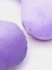 Темно-синий подушка дорожная MATEX "BAGEL",  для поддержки головы и шеи, мех, 37 х 35 х 9 см