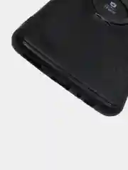 Черный чехол Huawei P Smart 2021 / Хуавей П Смарт 2021 силиконовый iFace магнитный с кольцом