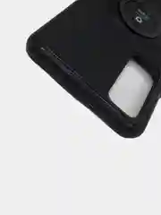 Черный чехол Huawei P Smart 2021 / Хуавей П Смарт 2021 силиконовый iFace магнитный с кольцом