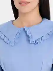 Голубой платье женское, повседневное