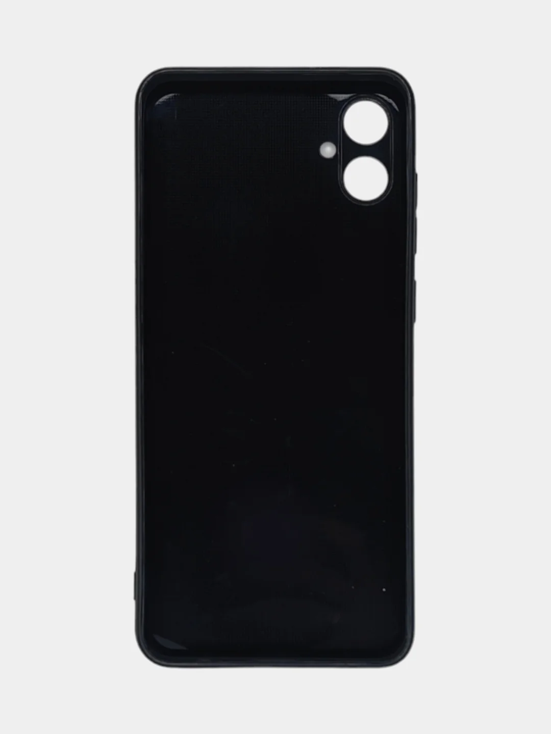 Черный чехол для Samsung Galaxy A05 / Самсунг Галакси А05, силиконовый, под карбон