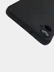 Черный чехол для Samsung Galaxy A05 / Самсунг Галакси А05, силиконовый, под карбон