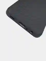 Черный чехол для Samsung Galaxy A25 / Самсунг Галакси А25, силиконовый, под карбон