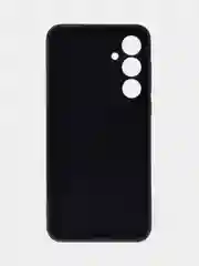 Черный чехол для Samsung Galaxy A35 / Самсунг Галакси А35, силиконовый, под карбон